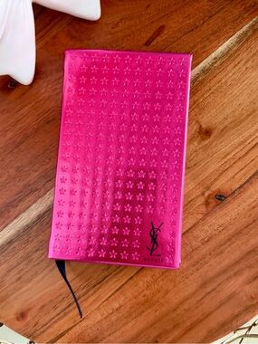 Yves Saint Laurent Hot Pink Embossed Journal